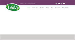 Desktop Screenshot of ledanutrition.com