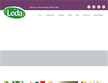 Tablet Screenshot of ledanutrition.com